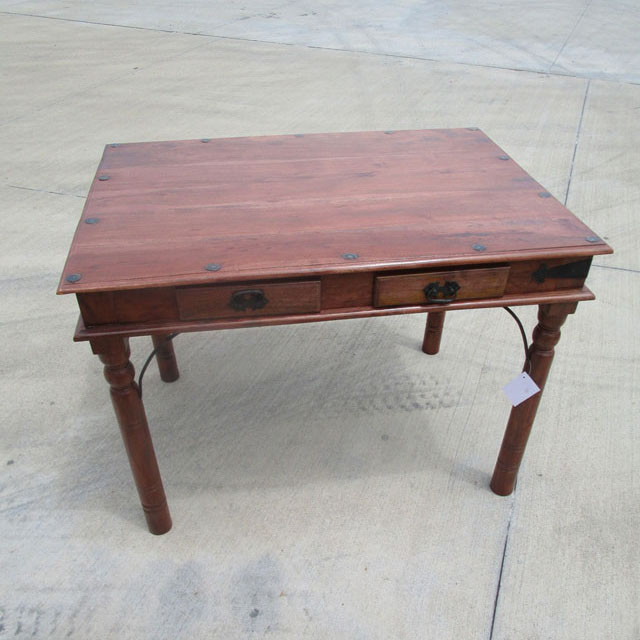 Traditional Indian Study Table With Two Drawers Nadeau Minneapolis
